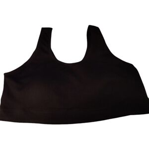 Torrid curve bra black size 6 comfortable active wear sporty